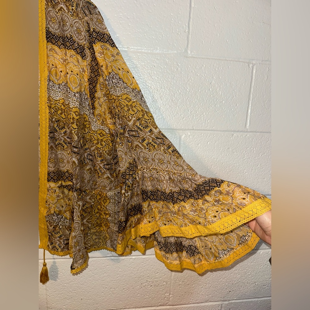 Easel Sunlit Patchwork Kimono - image 4